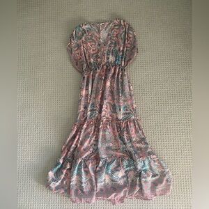 Paisley Print Maxi Dress